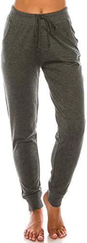 The Leggings Gallery / Дамски Спортни панталони за джогинг от Памучна смес с джобове за почивка, Зауженные Към Дъното, За Активна Йога, Ежедневни Панталони за Пътуване