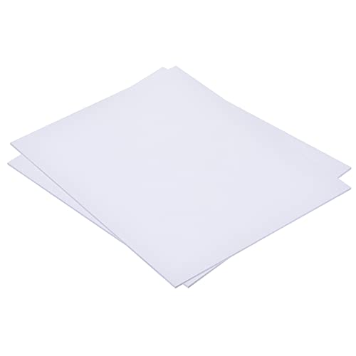 MECCANIXITY Бял лист ABS-пластмаса 12x12x0,12 инча за Сглобяване на Модели, занаяти собствените си ръце, Панел, опаковки от 2
