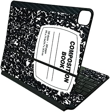 Корица от въглеродни влакна MIGHTY SKINS е Съвместима с клавиатура Apple Magic Keyboard за iPad Pro 12.9 (5-то поколение) - Книга на песните | Защитно, трайно текстурированное покритие от въглеродни влакна | Произведено
