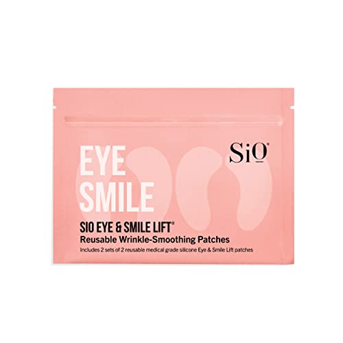Лепенки Против бръчки SiO Beauty Eye and Smile Lift С 4-Седмичен запас - Подложки За да се прикрие Под Очите На вечер От Тъмните кръгове - Силикон средство За грижа За кожата От бръчки