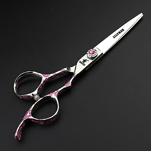 Фомальгаутские 6-инчов професионални ножици за коса, фризьорски ножици за подстригване, розови ножици за коса