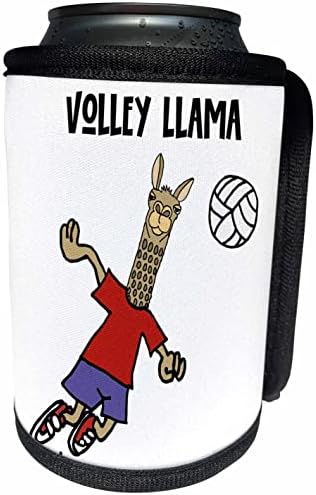 3. Забавно Сладко Лама, основана волейбол Volley Llama. - Опаковки за бутилки-охладители (cc-360559-1)