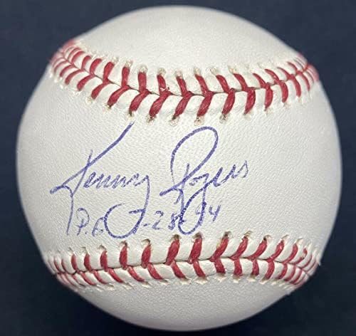 Кени Роджърс ПГ 7-28-94 Подписан бейзболен JSA LOA - Бейзболни топки с автографи