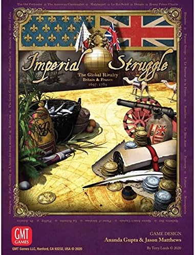 Imperial Struggle – Настолна игра от GMT Игри за 2 играчи – игри за семейство – 120-240 минути на геймплея – Игри за игра на вечерта - Тийнейджъри и възрастни, на възраст от 14 години - Английска версия