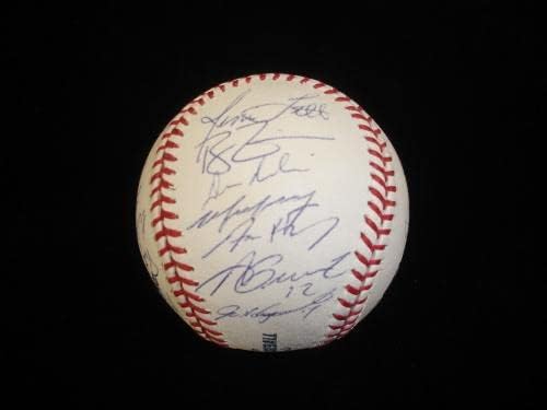 2010 Вашингтон Нэшнлз Подписаха Официален бейзболен мач МЕЙДЖЪР лийг бейзбол с новобранец Страсбург - Бейзболни топки с автографи