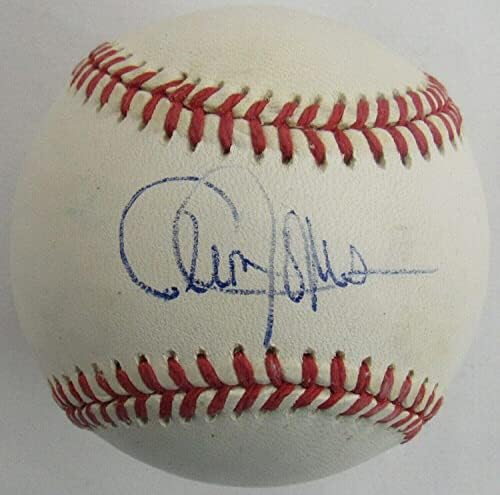 Клеон Джоунс Подписа Автограф Rawlings Baseball B120 - Бейзболни Топки С Автографи
