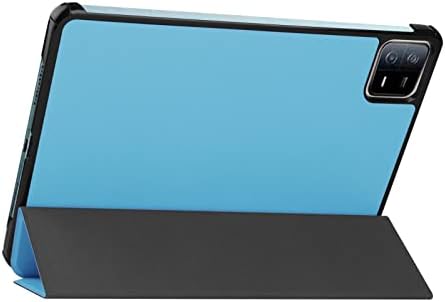 Калъф DWaybox за Xiaomi Pad 6 /Xiaomi Pad 6 Pro 2023 11,0 см, Folio Slim, Лека твърда обвивка, Умен Защитен калъф с Многоугольной поставка - Синьо небе