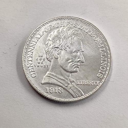 Релеф на американските монети Linken Creative Coins 1918 година Micro CollectionCoin Collection Възпоменателна Монета