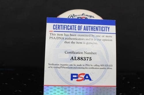 Чарлз Джонсън Подписа Бейзболен автограф Auto PSA/DNA AL88375 - Бейзболни топки с Автографи