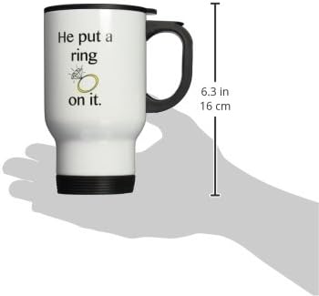 3дросе, на което той носеше пръстен, Годежен пръстен, Пътна чаша от неръждаема стомана, 14 грама