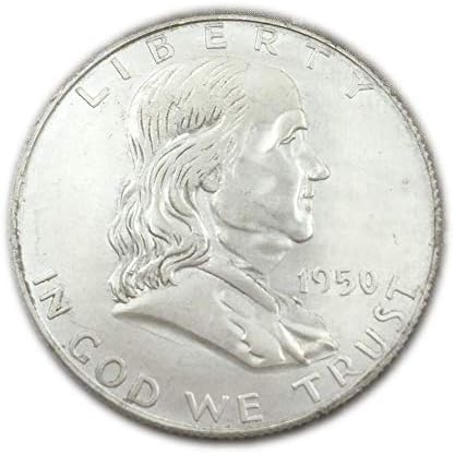 Перлено бял Оригинал 1950 г. в САЩ Франклин Безплатен Час 31 мм Възпоменателна Монета Събиране на монети Възпоменателна Монета от колекция Монети