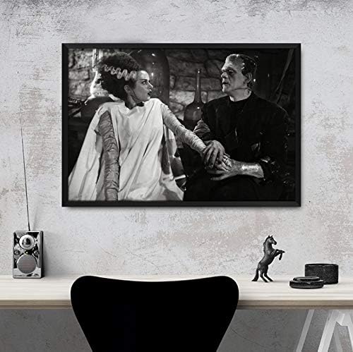 Булката на Франкенщайн Плакат на филма Артистични Щампи Декор на Стените на Фотохартия Материал 36 47 (24x36 инча)