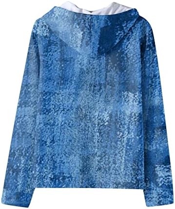 Мъжки Блузи SAXIGOL С Дизайн, Класически Карирани Тънък Пуловер С качулка Оверсайз, Свободни Блузи С качулка С дълъг ръкав