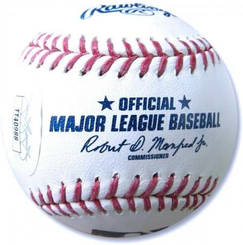 Уоли Мун подписа бейзболни топки MLB Бейзбол Dodgers с автограф 3X All-Star JSA COA - Бейзболни топки с автографи