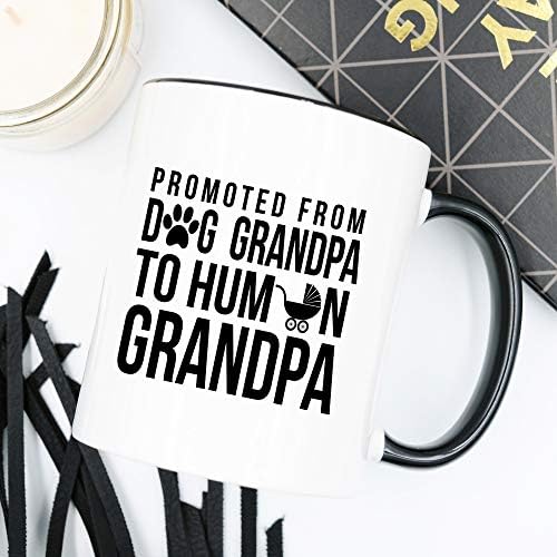 YouNique Designs Ти Ще бъдеш една Чаша за дядовци, 11 унции, се Рекламира Като Реклама за бременност дядовци, За баби и дядовци
