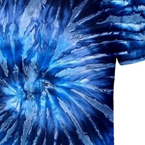 2023 Нова Мъжка Тениска Вратовръзка Боядисват с Цифрово Принтом 3D, Тениска с Къс ръкав, Лятна Ежедневни Тениска с Къс ръкав, Блузи Класически