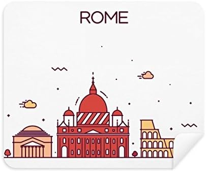 Рим, Италия Плосък Ориентир Модел, Плат За Почистване на Екрана за Пречистване на 2 елемента Замшевой Тъкан
