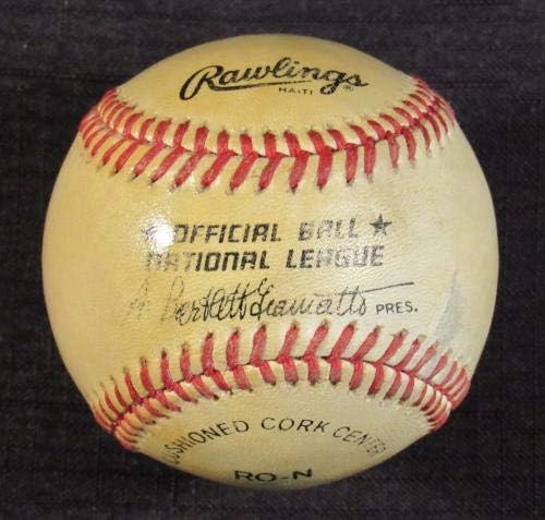 Играта на топка с Автограф на Кевин Элстера Rawlings B106 - Бейзболни Топки С Автографи