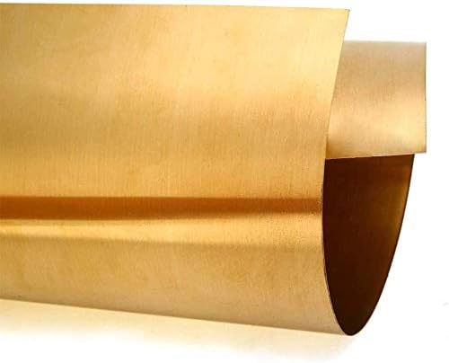 YIWANGO Латунная метална тонколистовая фолио, Медни листове 0,05 mm x 100 mm x 1000 mm (Размер: 0.08 mm x 100 mm x 1000 mm)