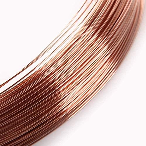 Медни проводници усукани медни проводници Cu плътна линия ролка за производство токопроводящих електрически кабели САМ Занаятите, дължина: 10 м (размер: Диаметър: 0,4