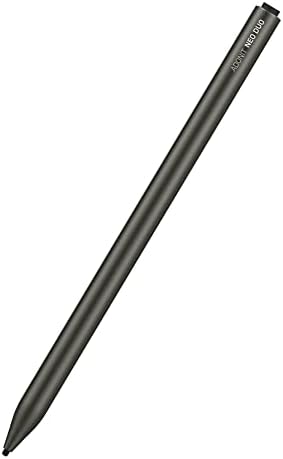 Adonit Нео Duo, Стилус, с магнитно затваряне за няколко устройства за iPhone и iPad, Активен цифров молив в режим Duo, отклонение на дланта, е Съвместим с iPad Air, Mini Pro, iPhone - Графитово-черен
