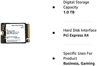 SAMSUNG 1tb SSD M. 2 2230-30 мм PM991a NVMe PCIe Gen3 x4 Твърд диск MZ9LQ1T0HBLB за Surface Pro Steam Deck Dell, HP, Lenovo Лаптоп Таблет Ультрабук