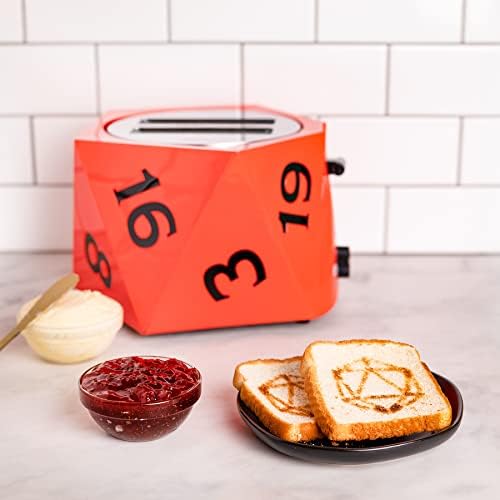 Тостер Тайнствен Brands Dungeons & Dragons игра Halo Toaster - Поджаривайте хляб с логото на D & D на Вашия Хляб