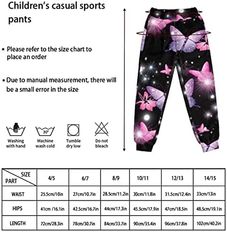 Спортни панталони Maiyoinou за Момчета и Момичета, Модел Панталони за Джогинг от 4 до 15 Години с Джобове, Спортни Панталони